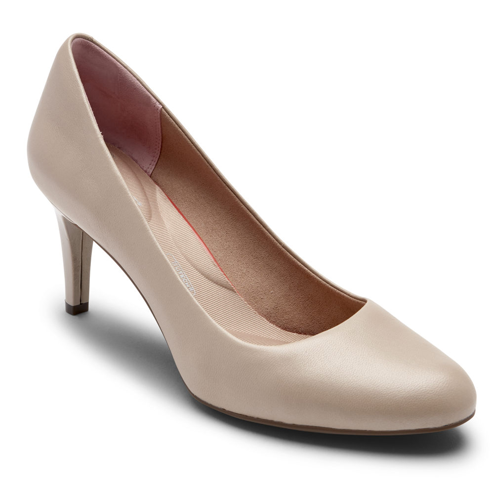 Rockport Womens Total Motion Arabella - Heels Beige - DZN035496